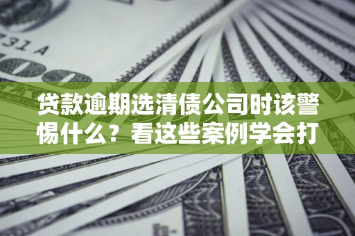 武汉贷款逾期选清债公司时该警惕什么？看这些案例学会打翻身仗