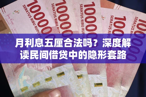 武汉月利息五厘合法吗？深度解读民间借贷中的隐形套路