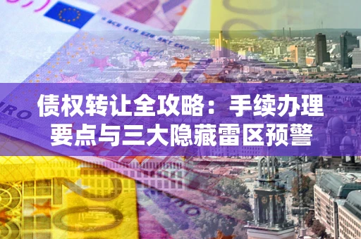 武汉债权转让全攻略：手续办理要点与三大隐藏雷区预警